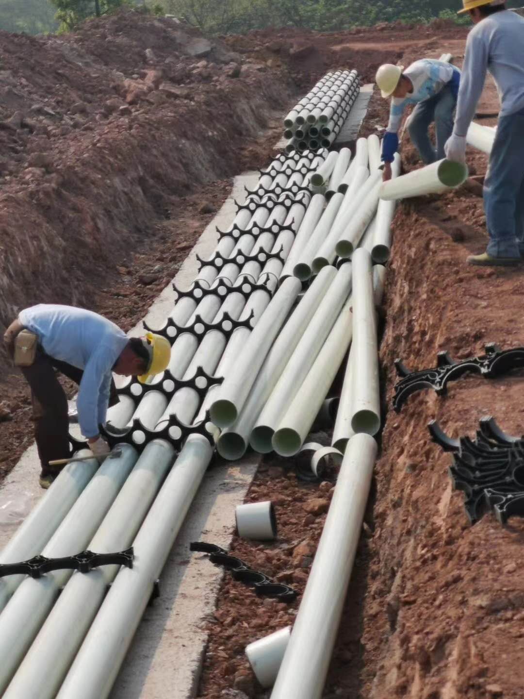 BWFRP電力管管枕安裝